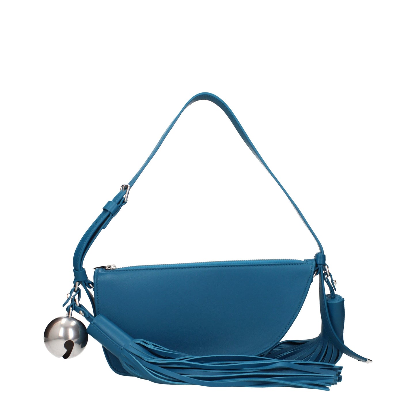 Burberry Small Knight Duck Blue Leather Shoulder Bag