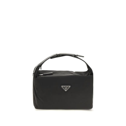 Prada Chérie Mini Re-Nylon And Leather Top-Handle Bag