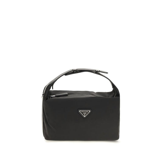 Prada Chérie Mini Re-Nylon And Leather Top-Handle Bag