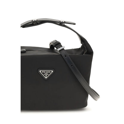 Prada Chérie Mini Re-Nylon And Leather Top-Handle Bag