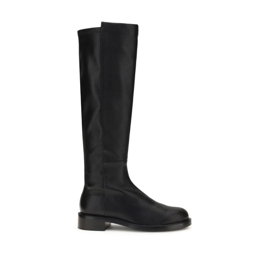 Stuart Weitzman Gisele Black Leather Over-The-Knee Boots
