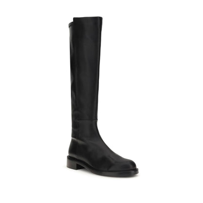 Stuart Weitzman Gisele Black Leather Over-The-Knee Boots
