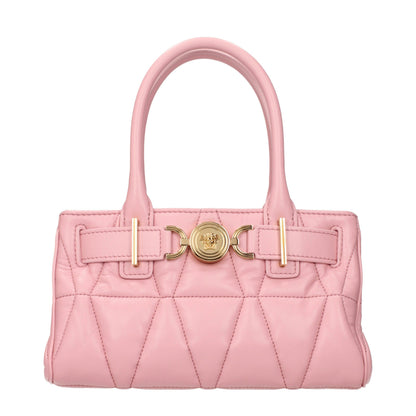 Versace Medusa '95 Quilted Leather Tote Bag Pink