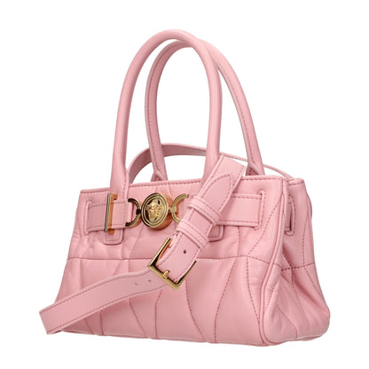 Versace Medusa '95 Quilted Leather Tote Bag Pink
