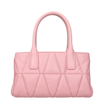 Versace Medusa '95 Quilted Leather Tote Bag Pink