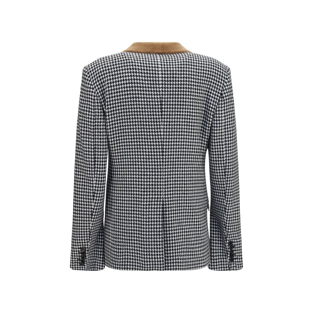 Tom Ford Multicolor Houndstooth Cashmere Jacket