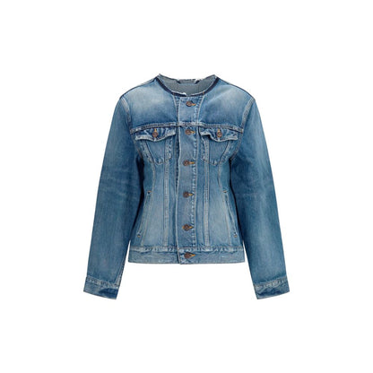 Balenciaga Hourglass Blue Denim Jacket
