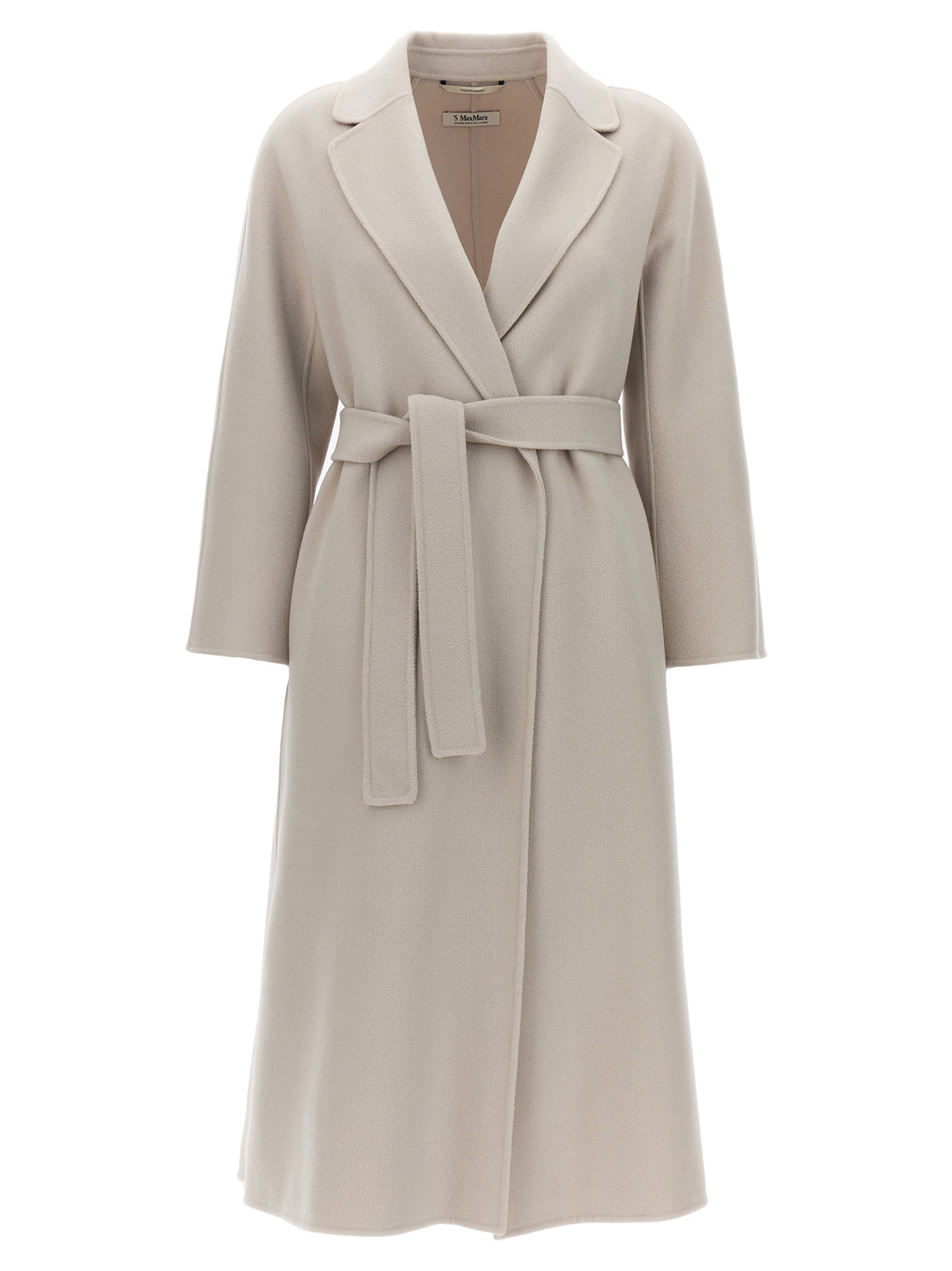 'S Max Mara Esturia Beige Virgin Wool Coat