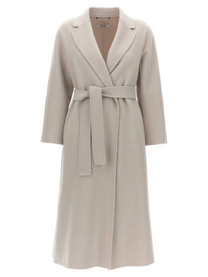 'S Max Mara Esturia Beige Virgin Wool Coat