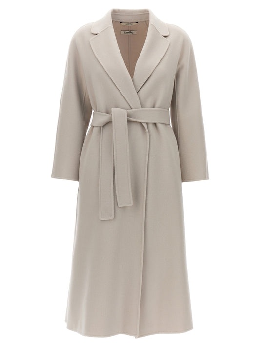'S Max Mara Esturia Beige Virgin Wool Coat