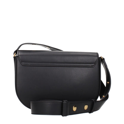 Versace Greca Goddess Black Leather Crossbody Bag