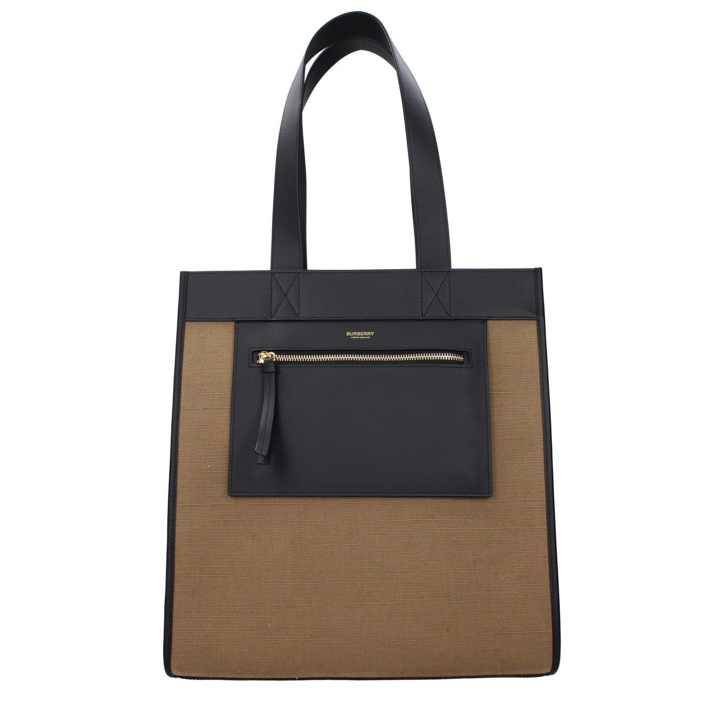 Burberry Mini Rocking Horse Bag in Birch Brown Check and Leather