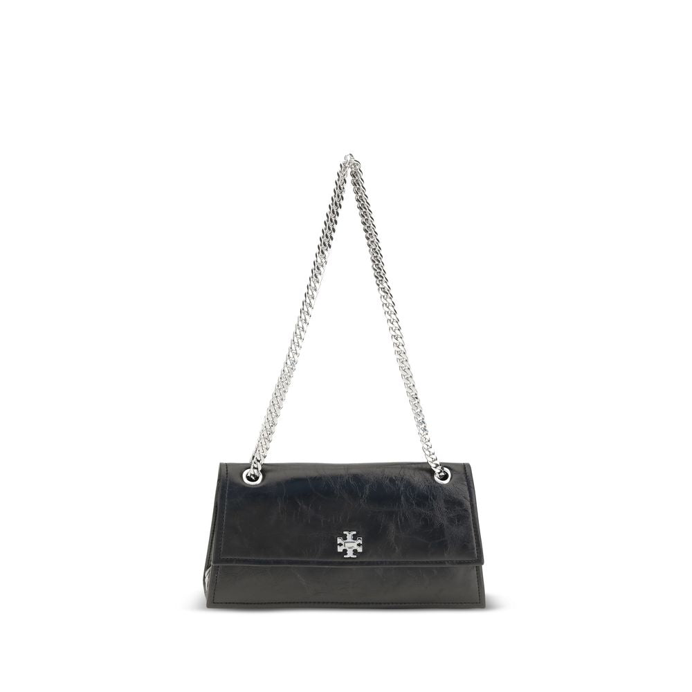 Tory Burch Kira Black Suede Shoulder Bag
