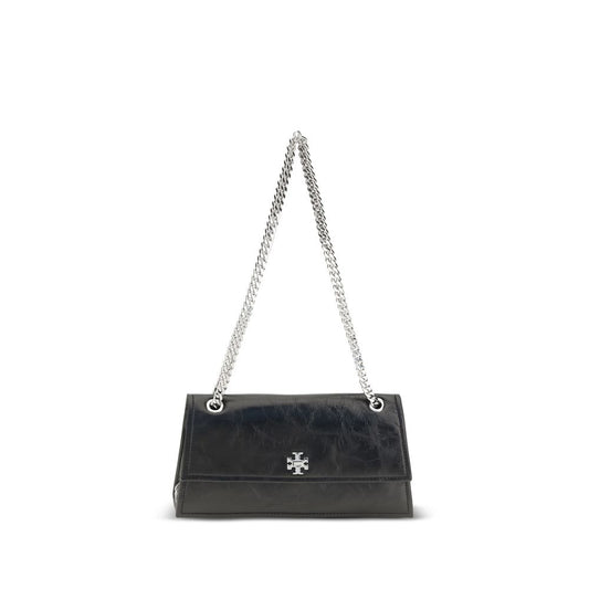 Tory Burch Kira Black Suede Shoulder Bag