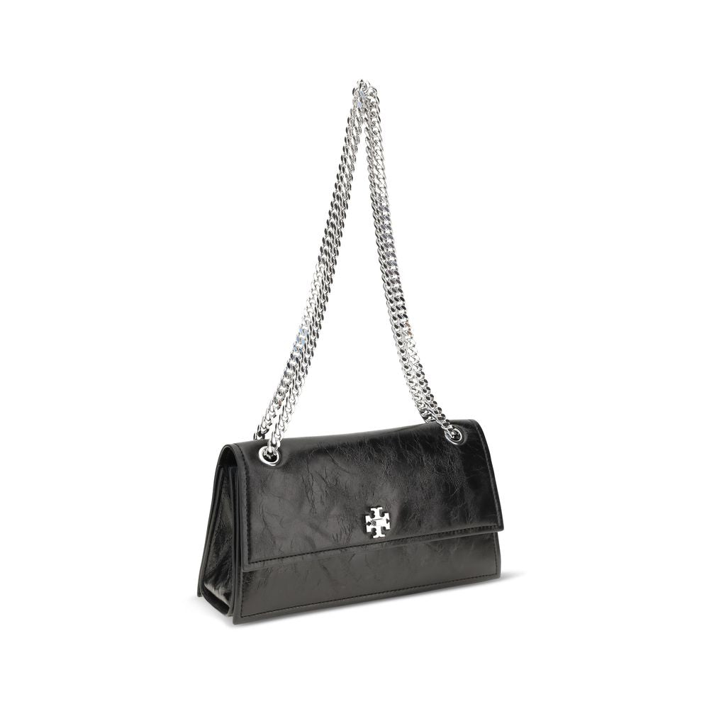 Tory Burch Kira Black Suede Shoulder Bag