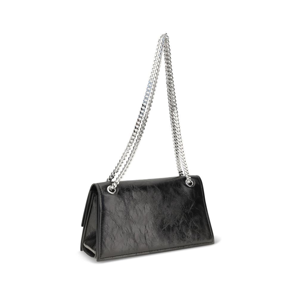 Tory Burch Kira Black Suede Shoulder Bag