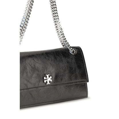 Tory Burch Kira Black Suede Shoulder Bag