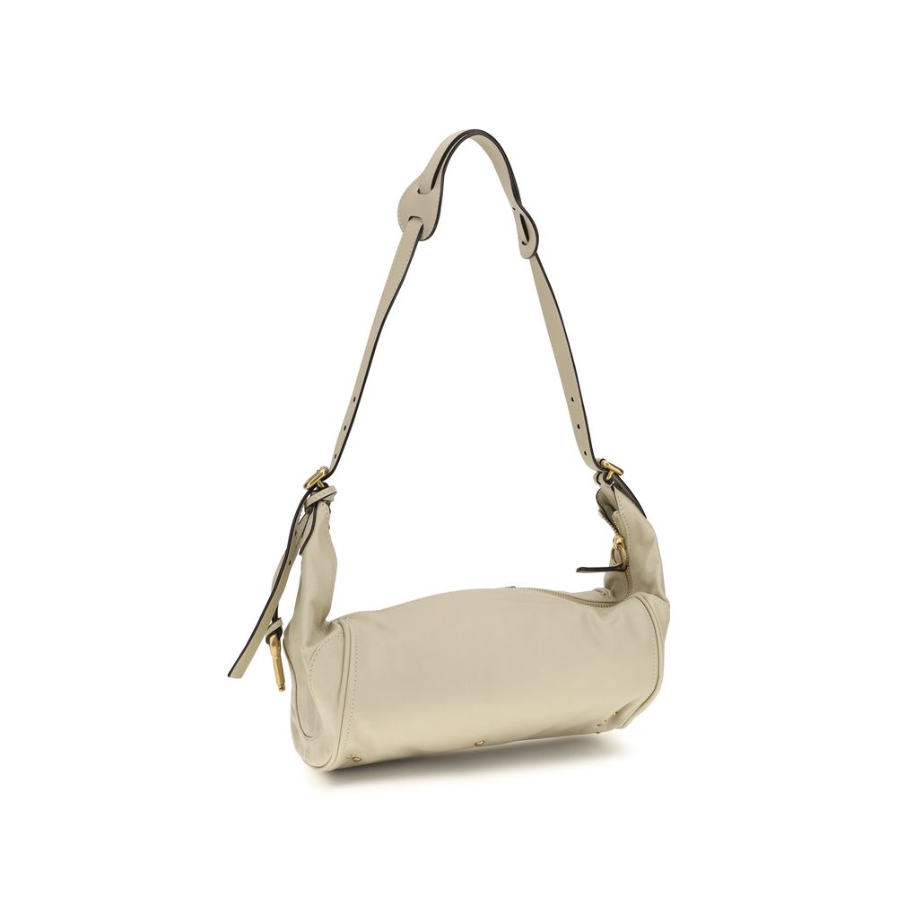 Chloé Small Paddington Beige Calfskin Shoulder Bag