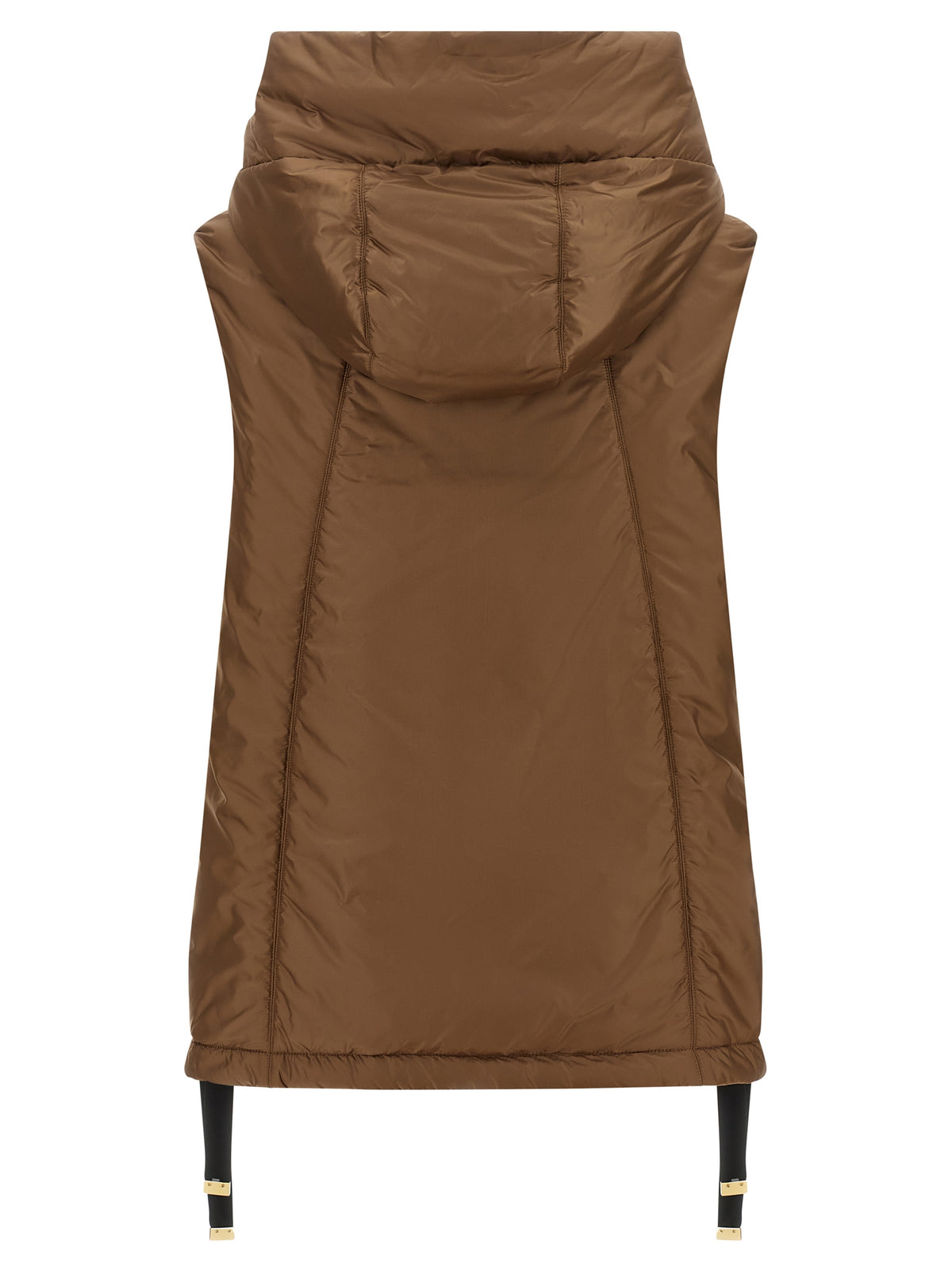Max Mara The Cube Greengo Brown Padded Vest