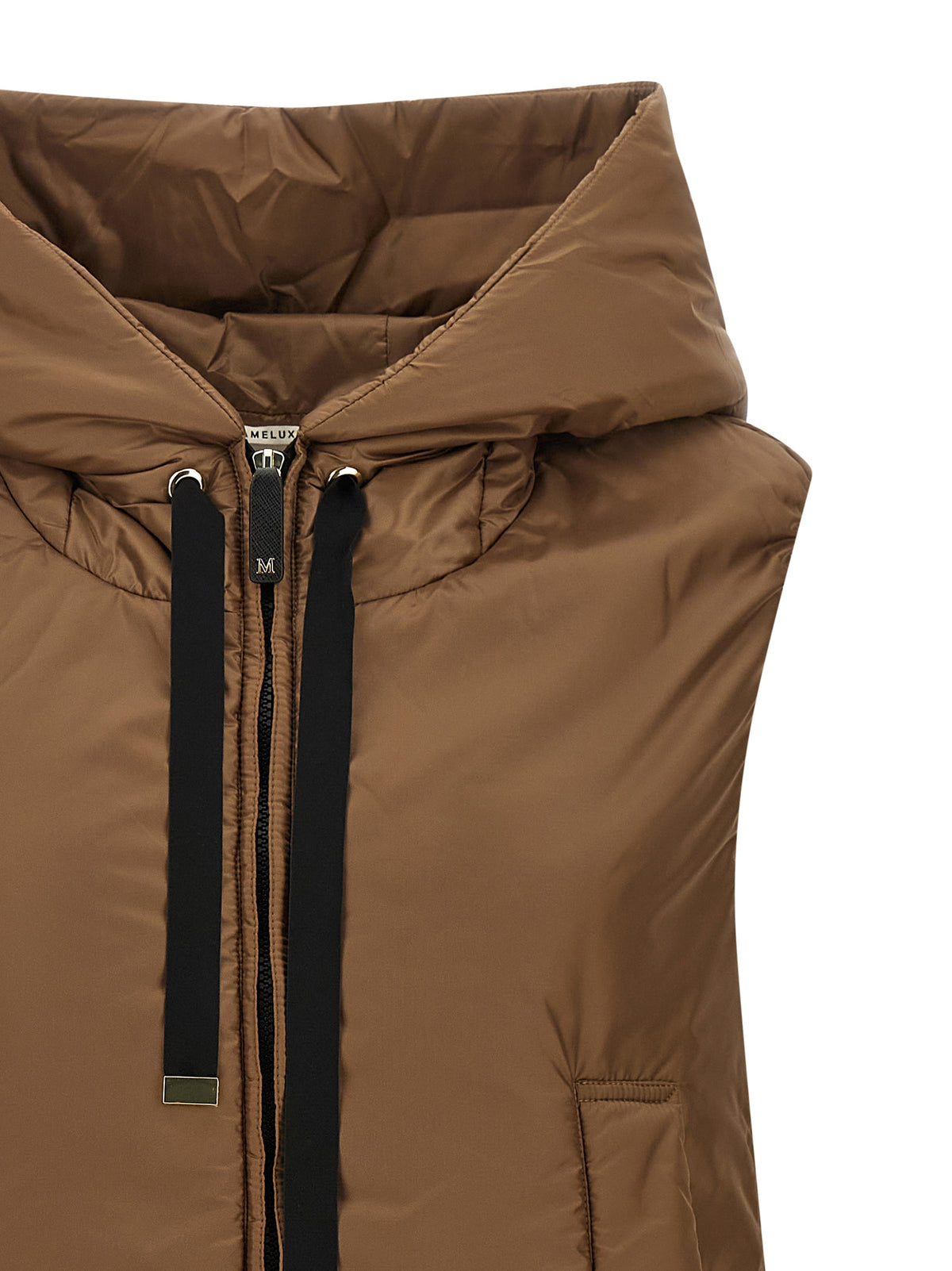 Max Mara The Cube Greengo Brown Padded Vest