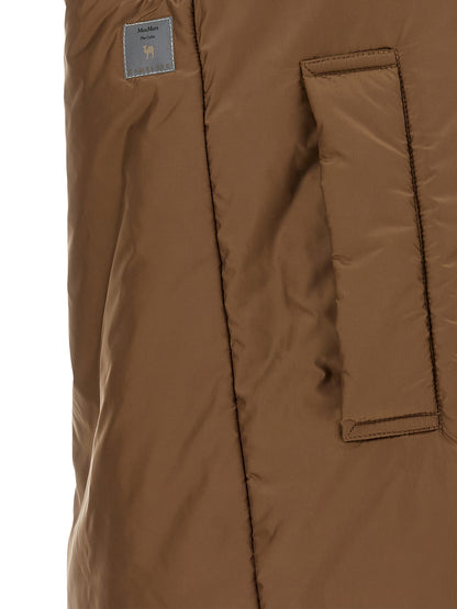 Max Mara The Cube Greengo Brown Padded Vest