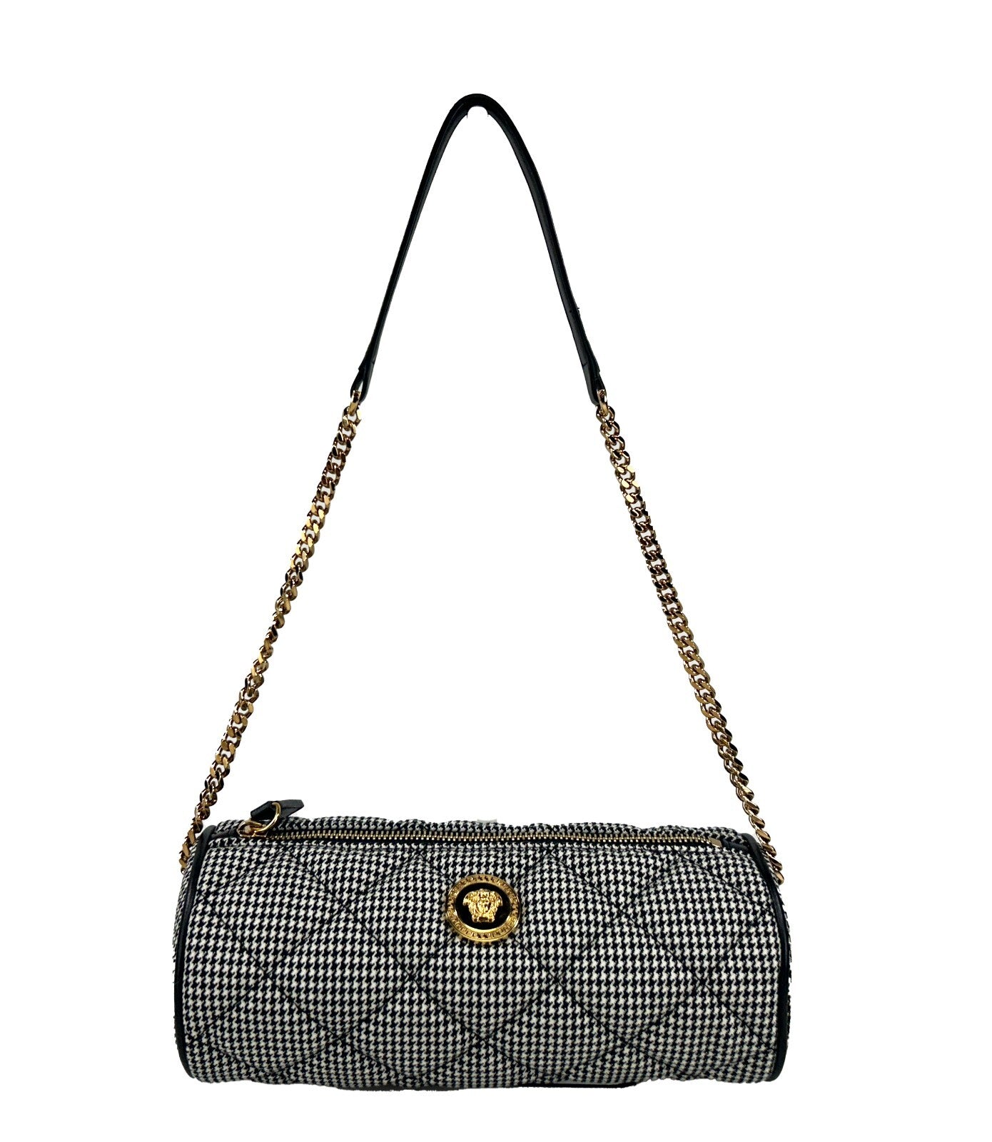 Versace Medusa Quilted Sling Crossbody Bag