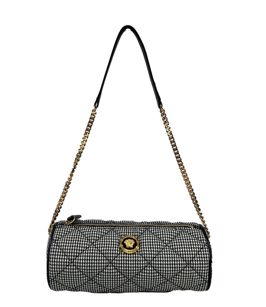 Versace Medusa '95 Quilted Nappa Leather Barrel Bag