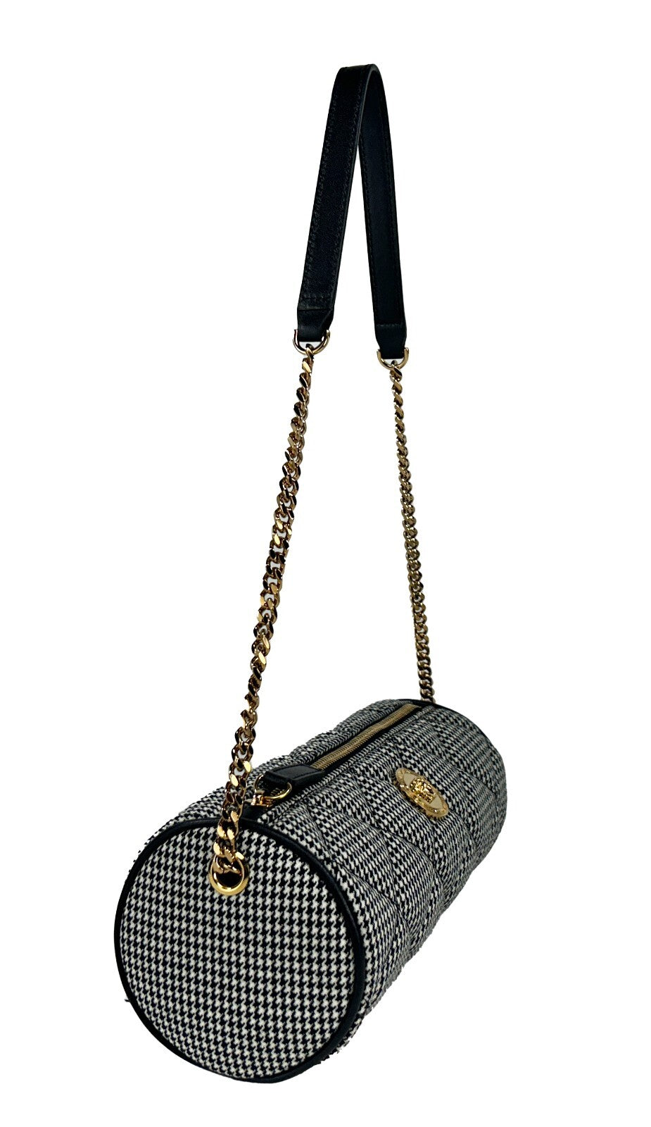 Versace Medusa Quilted Sling Crossbody Bag