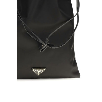 Black Polyamide Clutch Bag