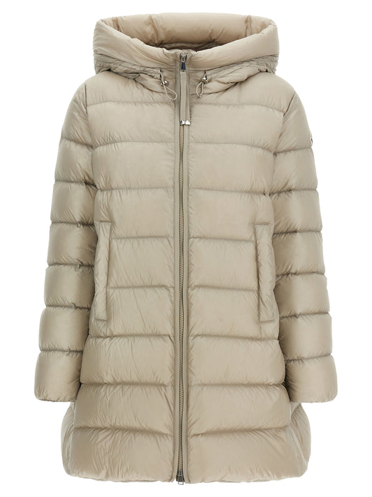 Moncler Suyen Beige Midi Down Jacket