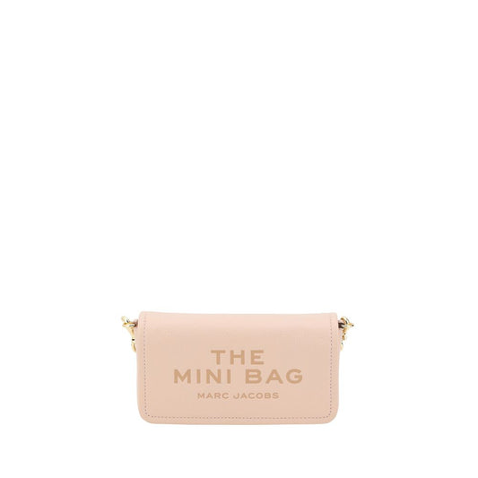 Marc Jacobs The Mini Bag Rose Pink Grained Leather Crossbody Bag