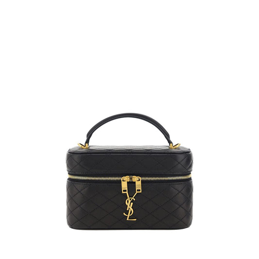 Saint Laurent Gaby Black Lambskin Vanity Bag
