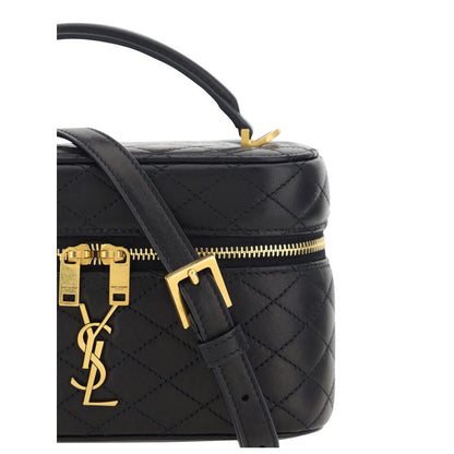 Black Calf Leather Bos Taurus Shoulder Bag