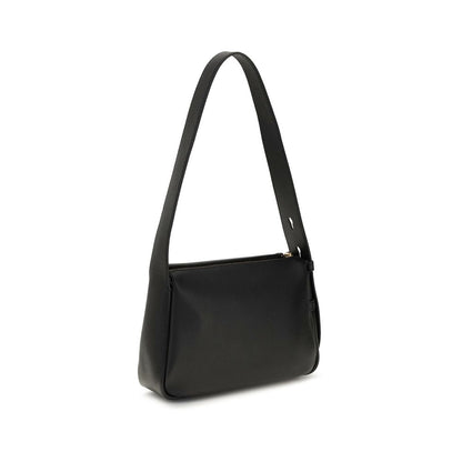 Black Calf Leather Bos Taurus Shoulder Bag