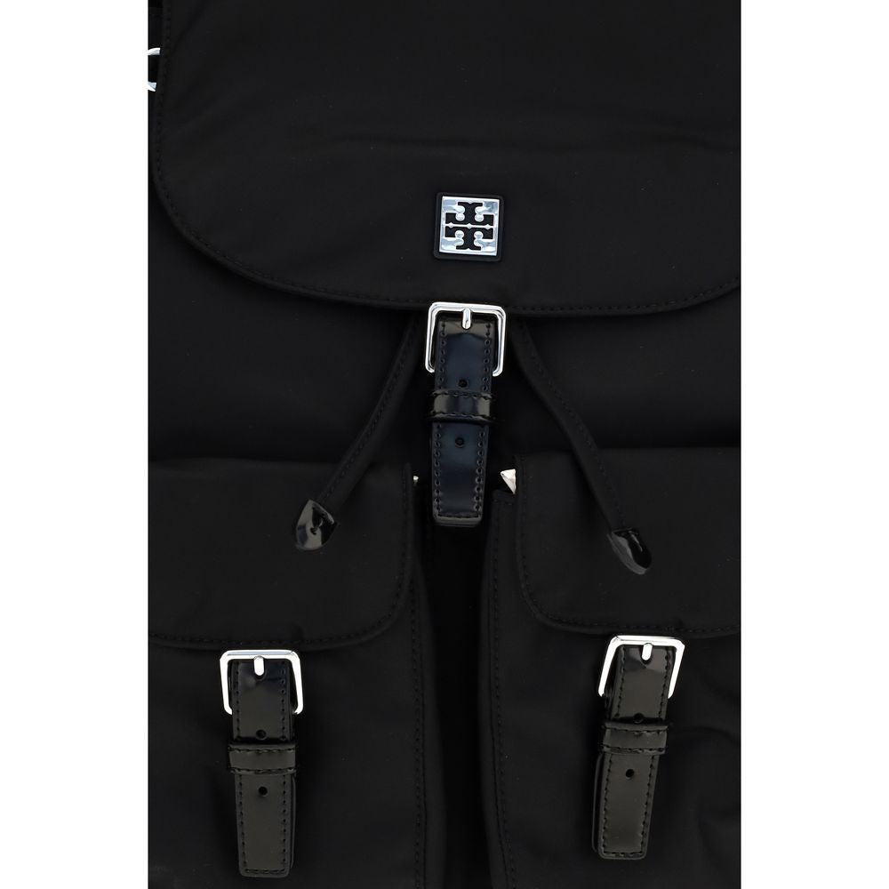 Black Nylon Backpack