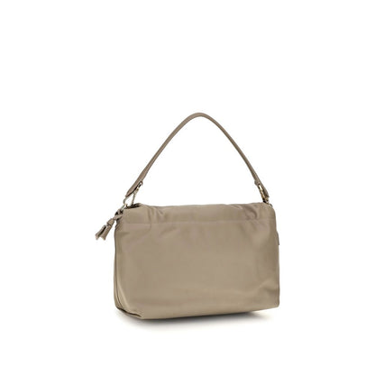 Fendi Baguette Soft Trunk Beige Nappa Leather Shoulder Bag