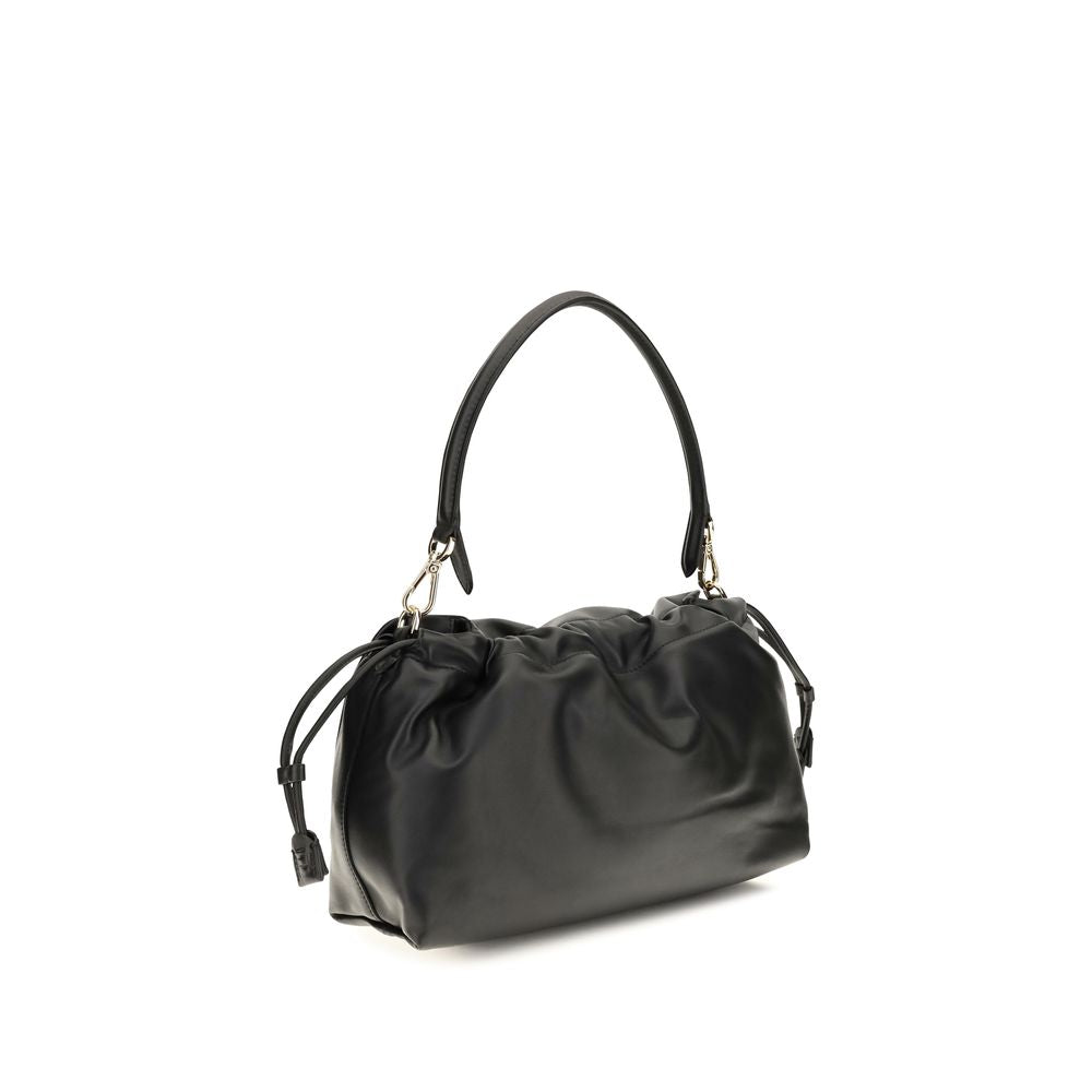 Fendi Baguette Soft Trunk Black Nappa Leather Shoulder Bag
