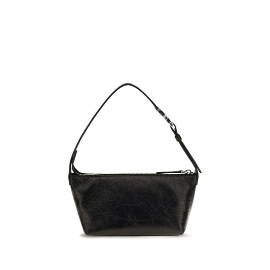 Fendi Vanity Black Calfskin Leather Pouch Crossbody Bag
