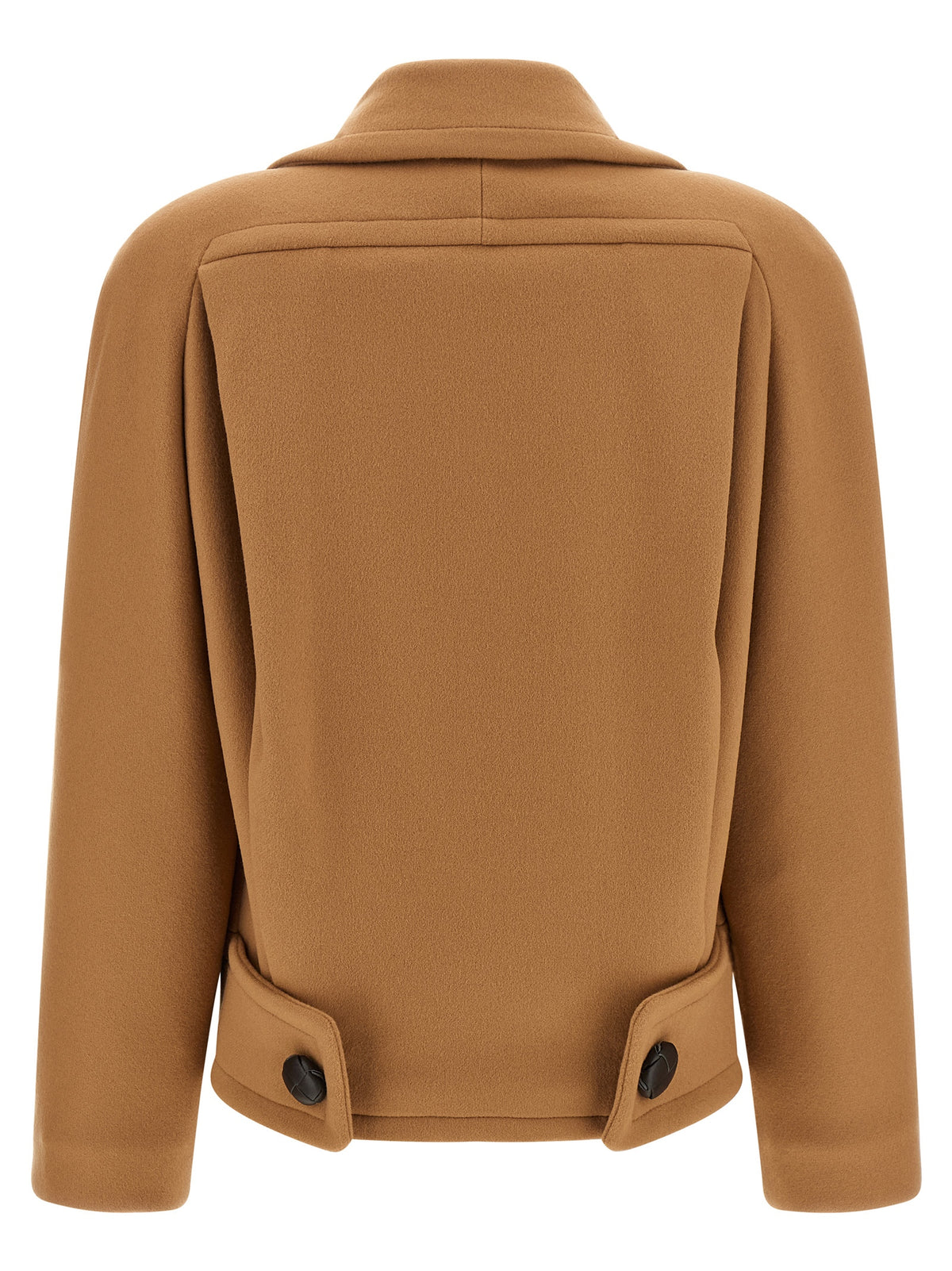 Stella McCartney Camel Pure Wool Short Coat