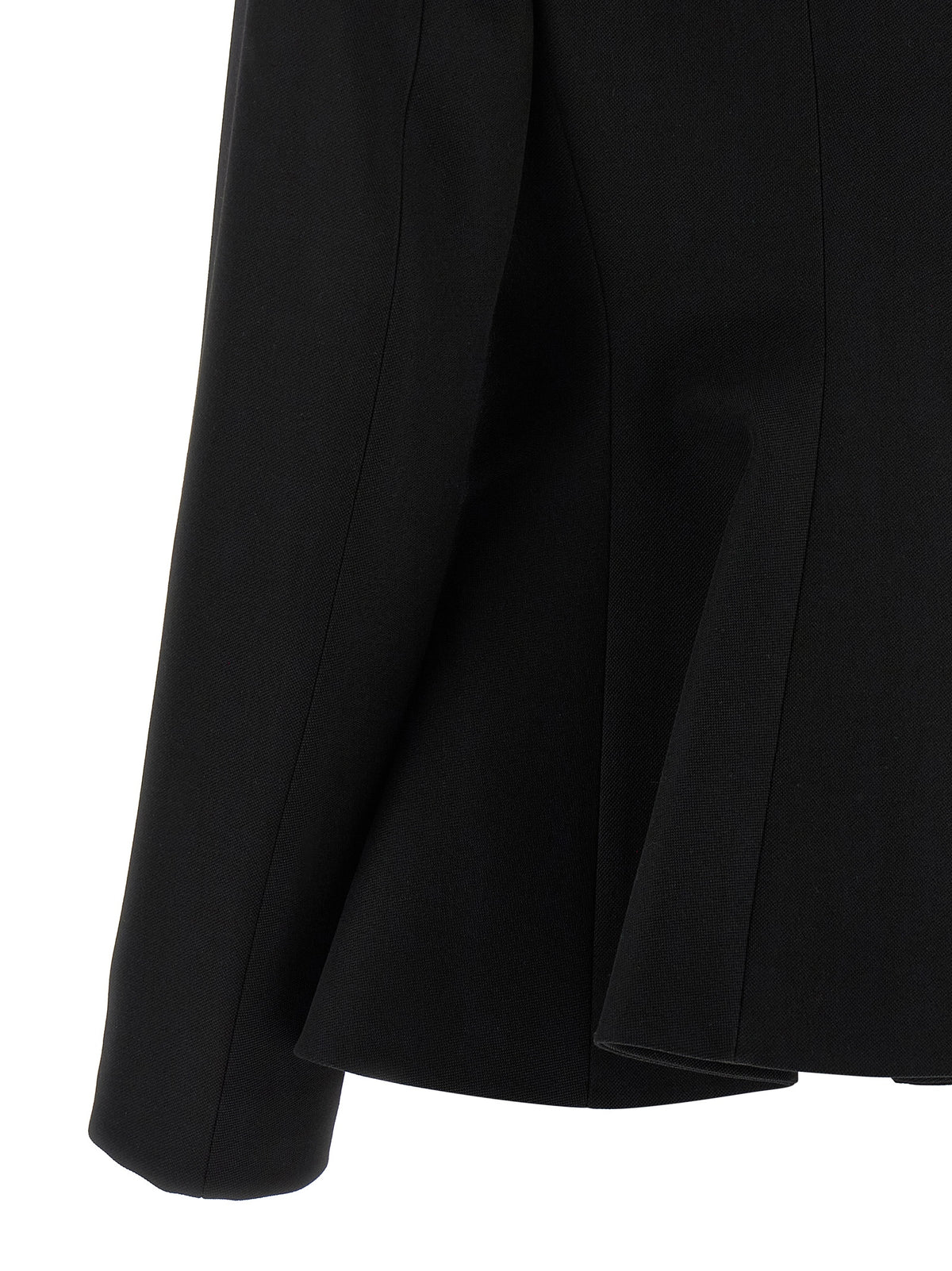 Fendi Black Grain de Poudre Wool Blazer