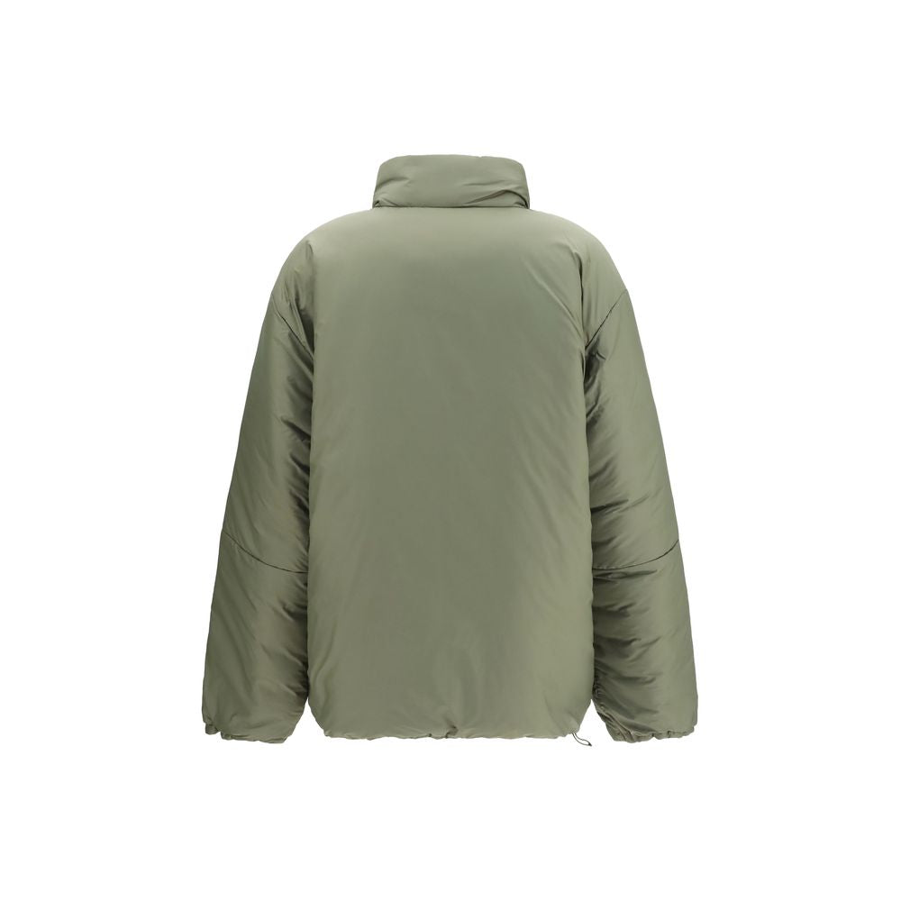 Miu Miu Bicolor Padded Zip Puffer Jacket