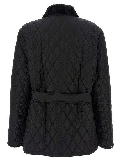 Burberry Chiltern Quilted Black Polyamide Jacket