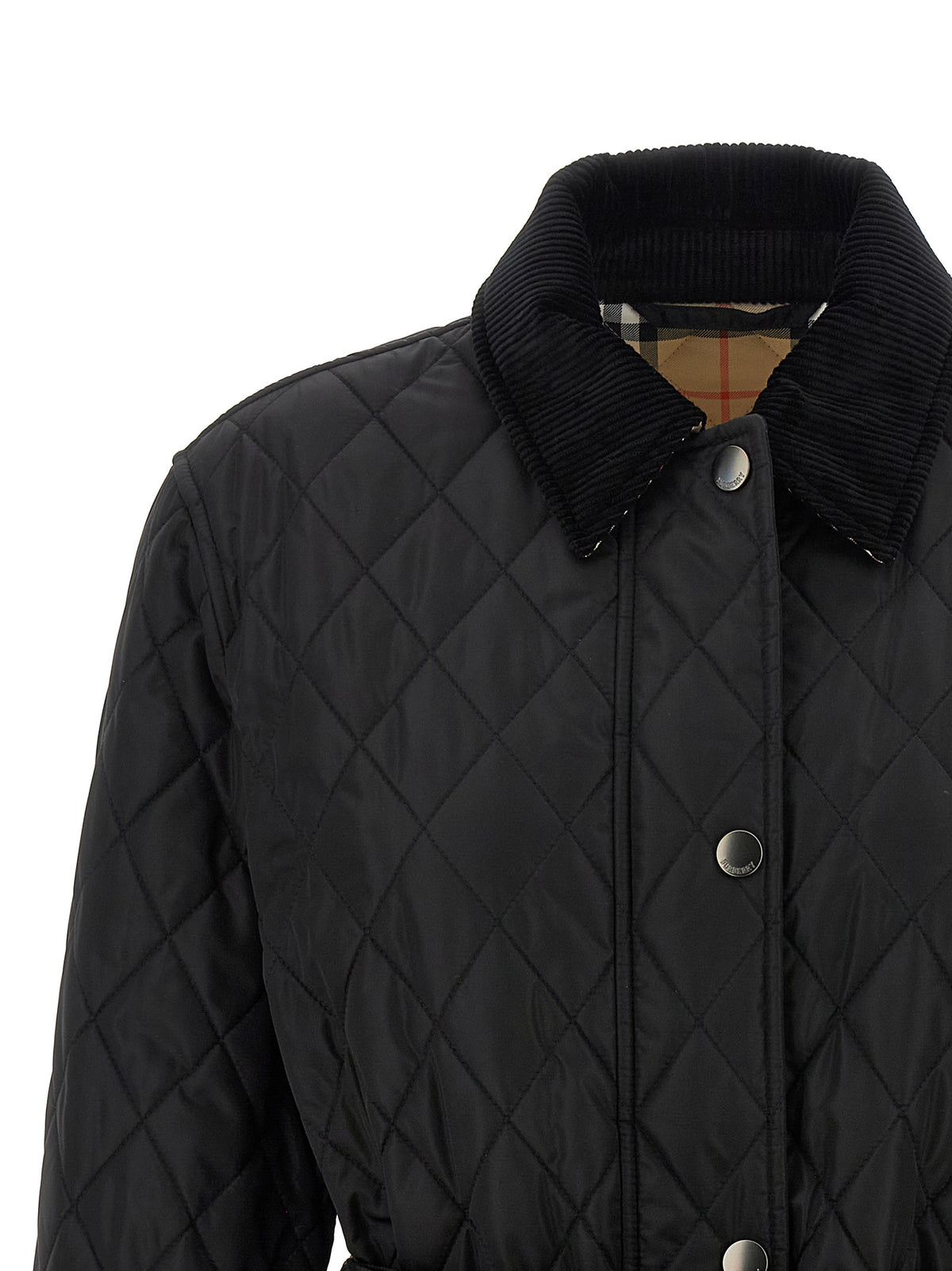 Burberry Chiltern Quilted Black Polyamide Jacket
