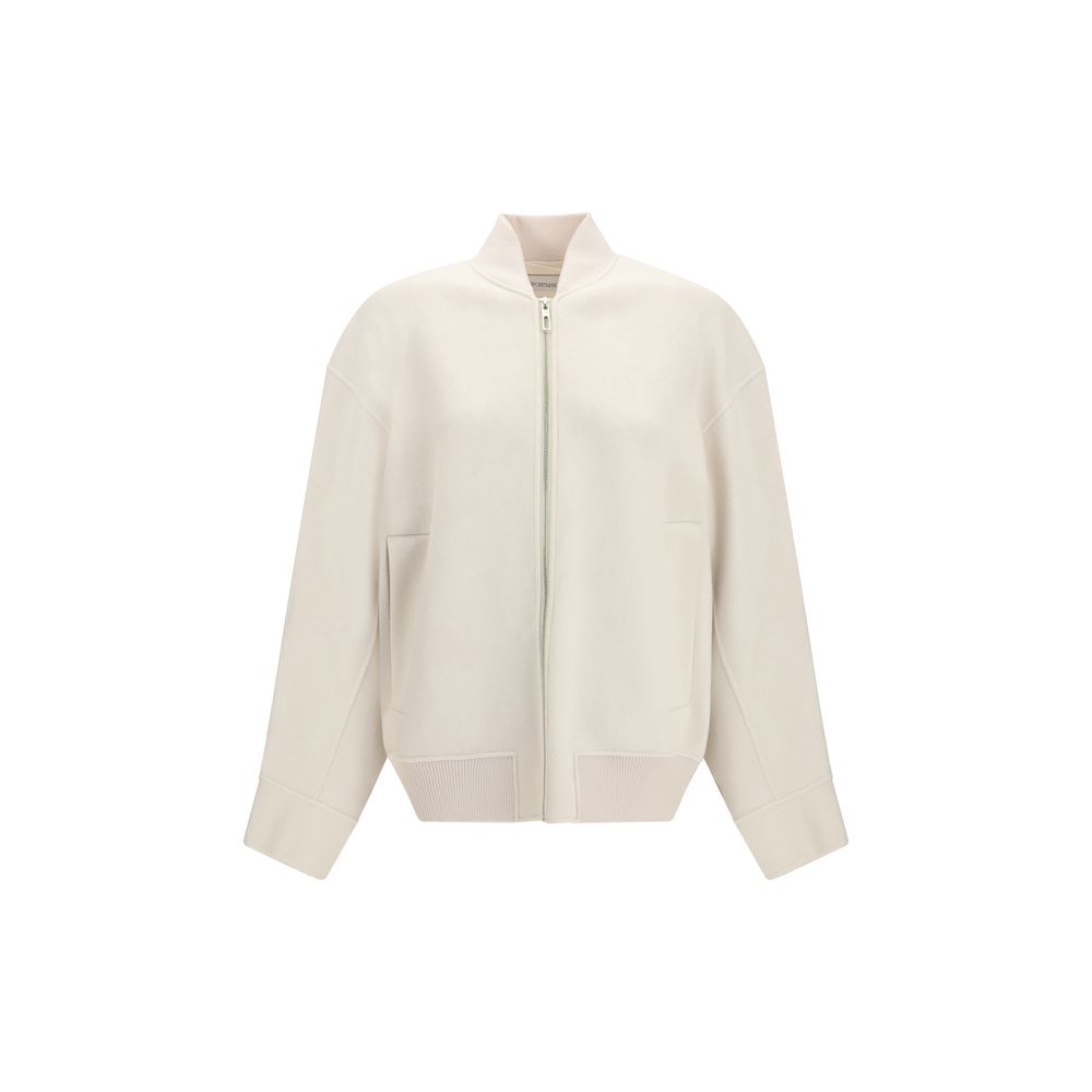 Max Mara Sportmax Ondata Beige Virgin Wool Jacket