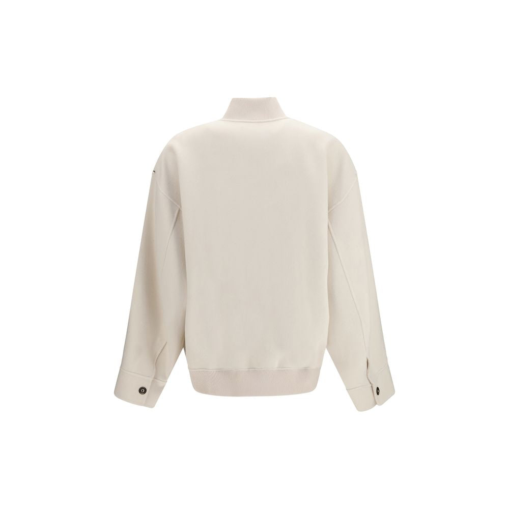 Max Mara Sportmax Ondata Beige Virgin Wool Jacket