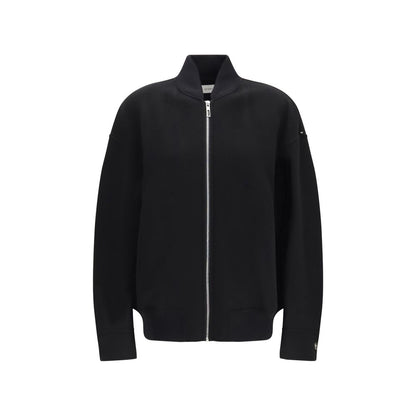 Max Mara Sportmax Ondata Black Virgin Wool Jacket