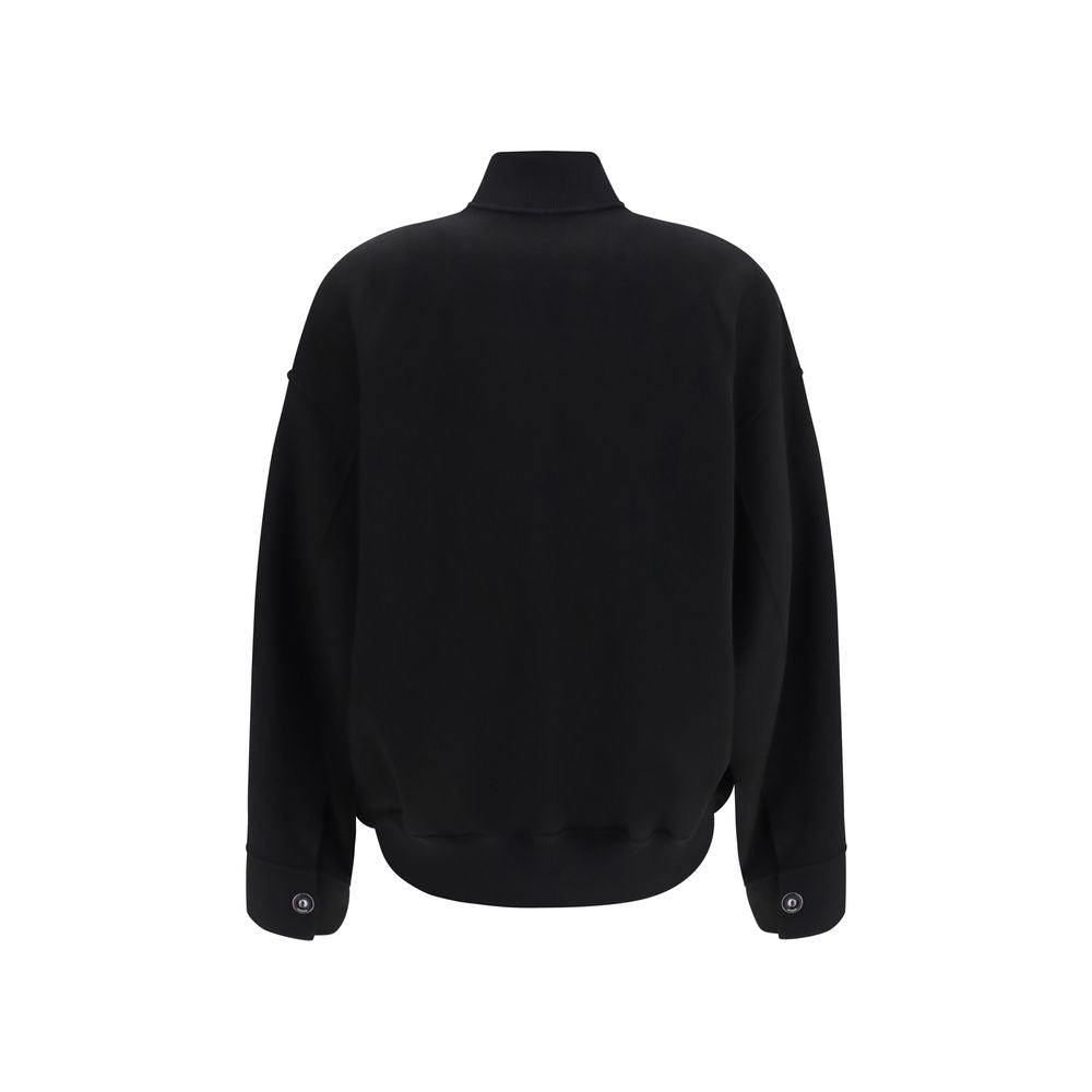 Max Mara Sportmax Ondata Black Virgin Wool Jacket