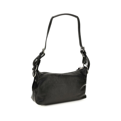Vivienne Westwood Emma Black Lambskin Shoulder Bag
