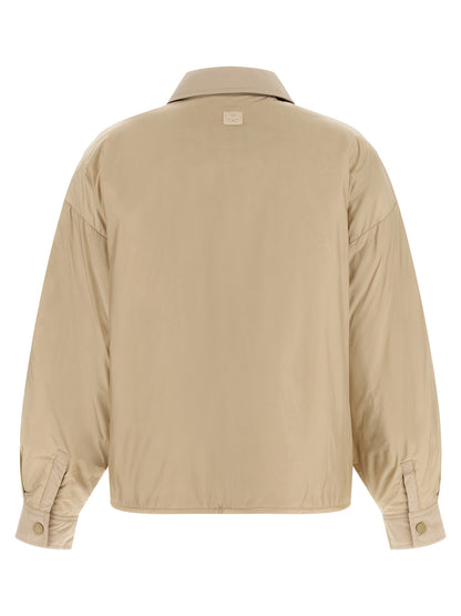Weekend Max Mara Beige Padded Shirt Jacket