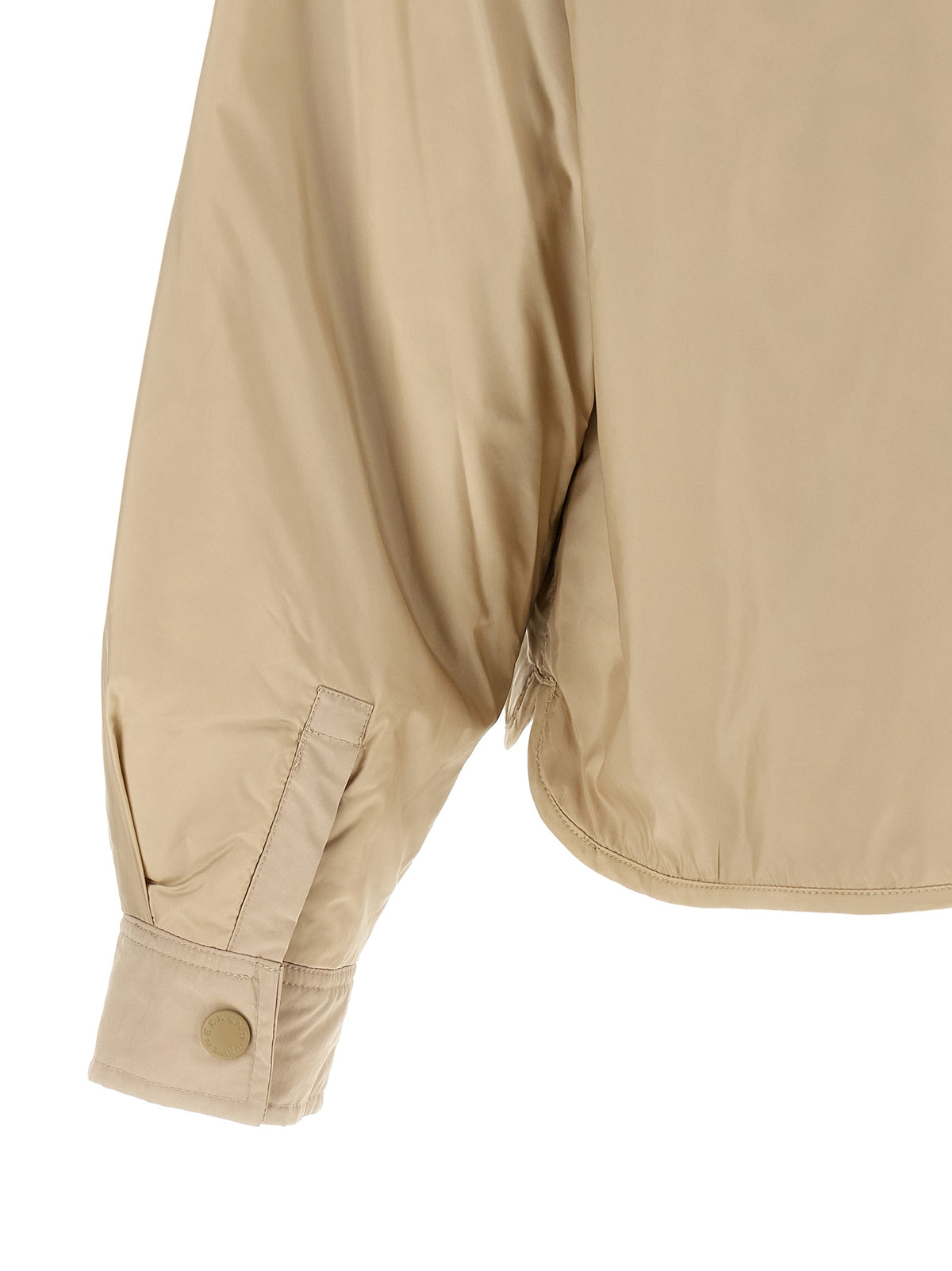 Weekend Max Mara Beige Padded Shirt Jacket